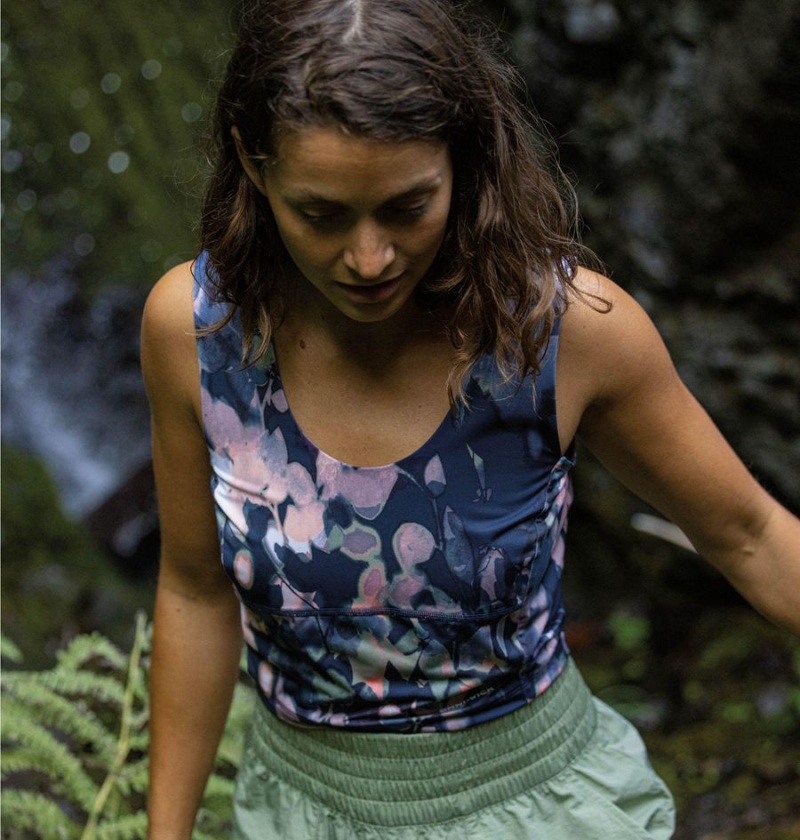 Columbia Boundless Trek Women's Tank Top Navy | USCJDF-274
