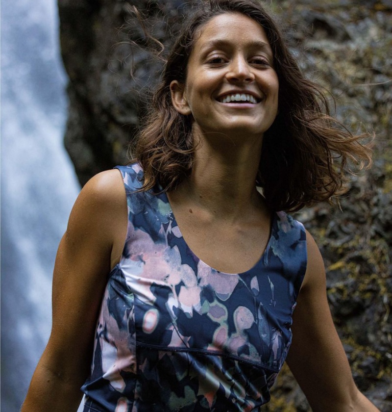 Columbia Boundless Trek Women's Tank Top Navy | USCJDF-274