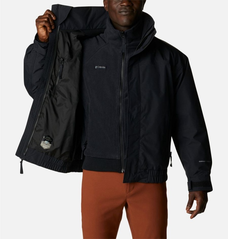 Columbia Bugaboo 1986 Interchange Men's 3 In 1 Jackets Black | GHWVIY-183