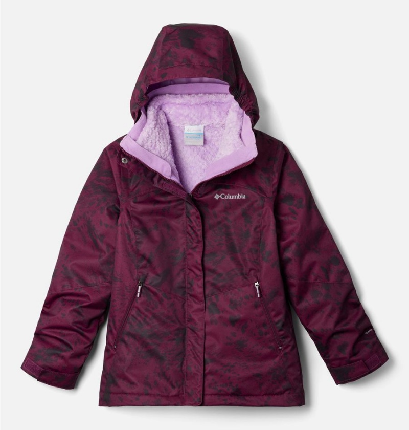 Columbia Bugaboo II Fleece Interchange Kids\' Jacket Coral | WBEKGY-482
