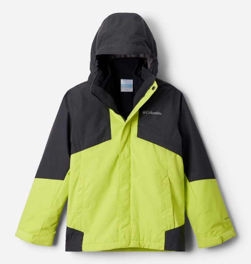 Columbia Bugaboo II Fleece Interchange Kids\' Jacket Green | SJWVMA-980