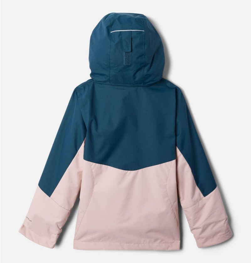 Columbia Bugaboo II Fleece Interchange Kids' Jacket Pink | EGVIJF-265