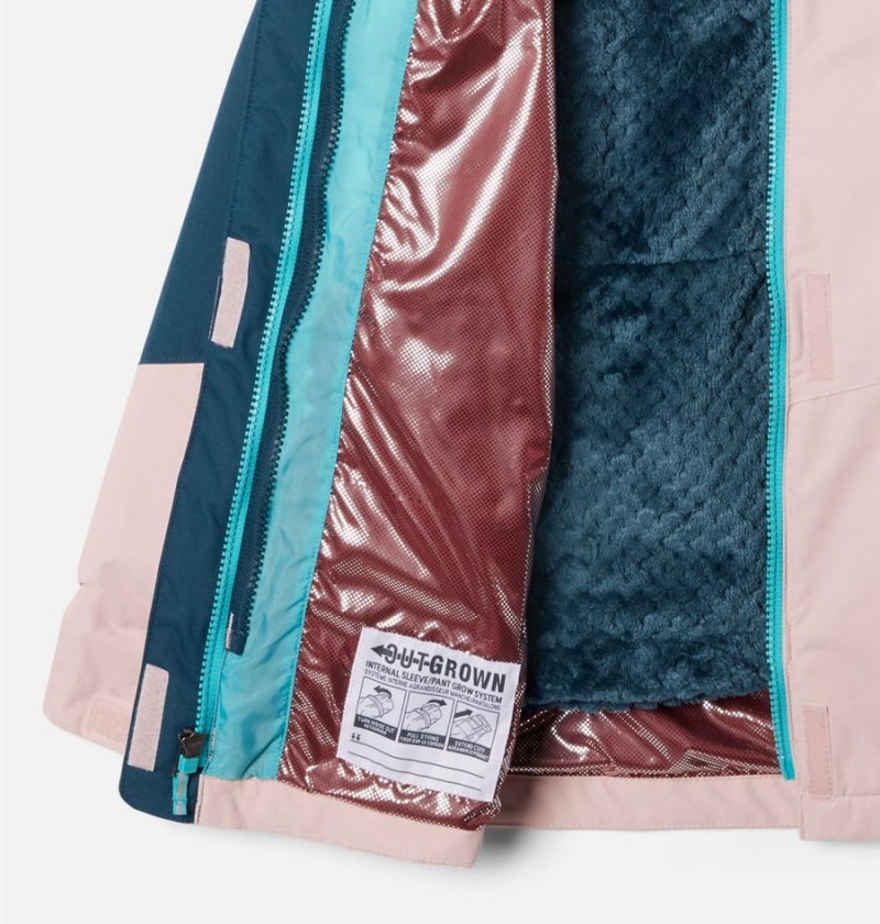 Columbia Bugaboo II Fleece Interchange Kids' Jacket Pink | EGVIJF-265