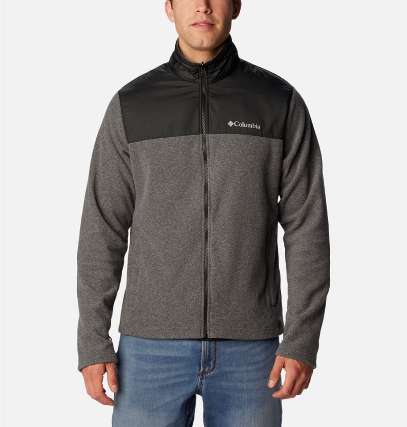 Columbia Bugaboo II Fleece Interchange Men's Ski Jacket Grey | XTRIPJ-201