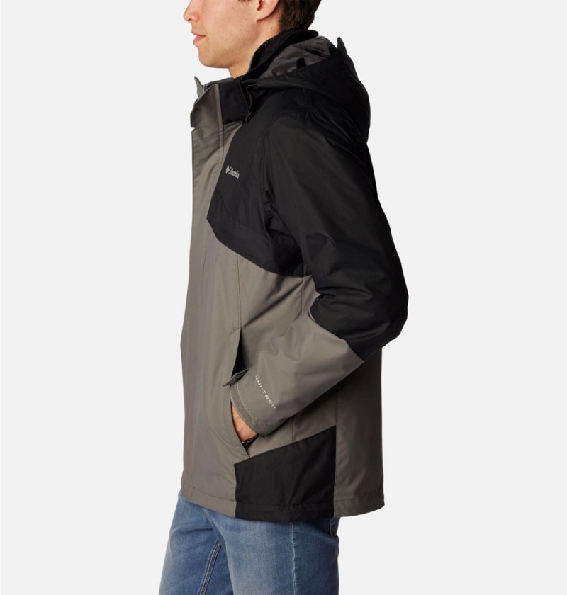 Columbia Bugaboo II Fleece Interchange Men's Ski Jacket Grey | XTRIPJ-201