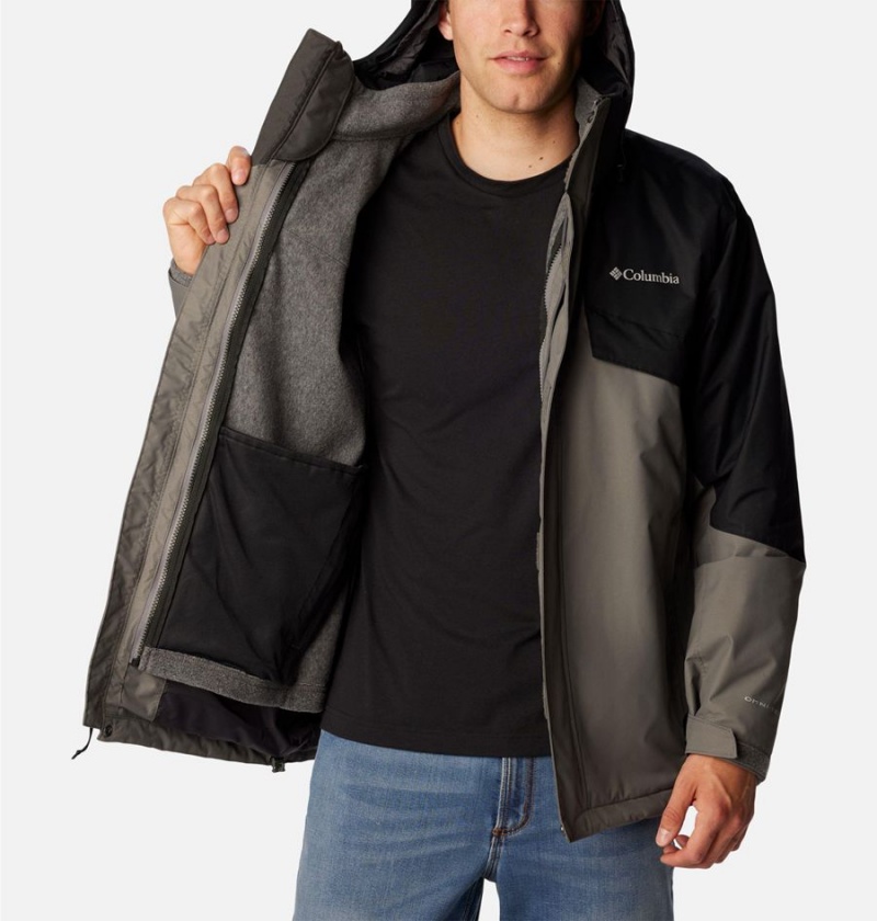 Columbia Bugaboo II Fleece Interchange Men's Ski Jacket Grey | XTRIPJ-201