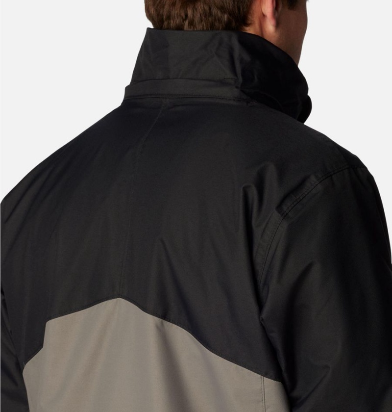 Columbia Bugaboo II Fleece Interchange Men's Ski Jacket Grey | XTRIPJ-201