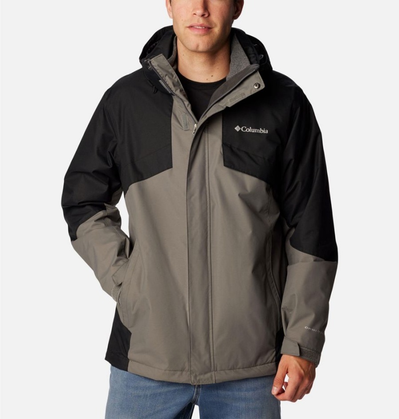 Columbia Bugaboo II Fleece Interchange Men\'s Ski Jacket Grey | XTRIPJ-201