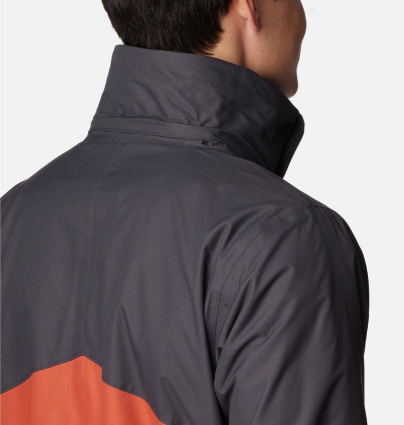 Columbia Bugaboo II Fleece Interchange Men's Ski Jacket Red | DXHLKN-862
