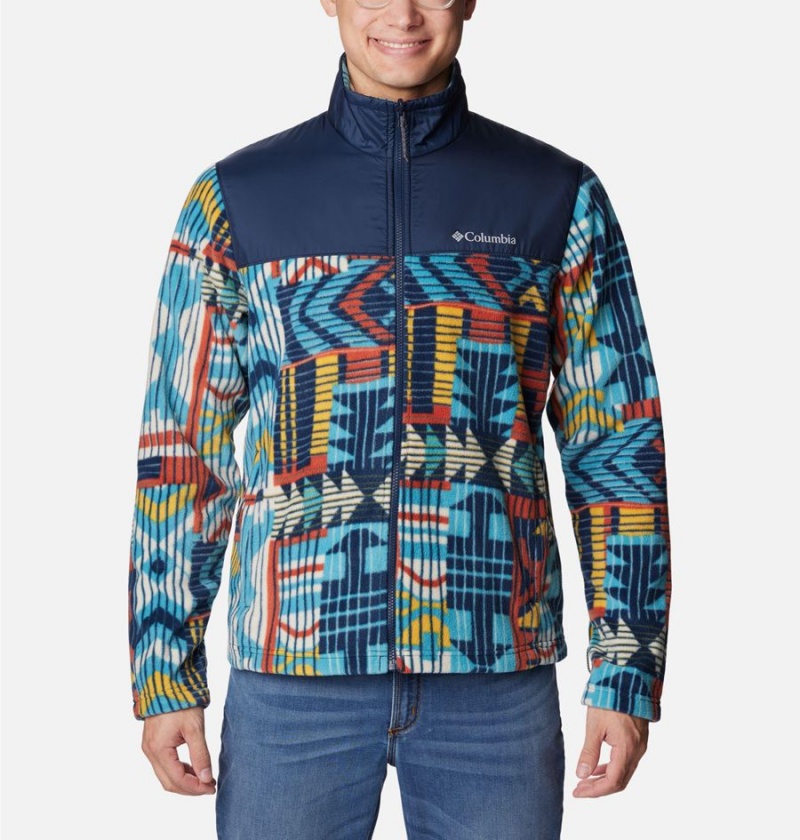 Columbia Bugaboo II Fleece Interchange Men's Ski Jacket Navy | HVYQPJ-360