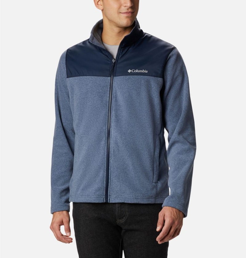 Columbia Bugaboo II Fleece Interchange Men's Ski Jacket Blue | CAFSKP-647