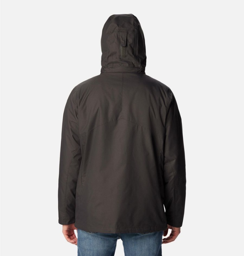 Columbia Bugaboo II Fleece Interchange Men's Ski Jacket Grey | TBKQAC-239