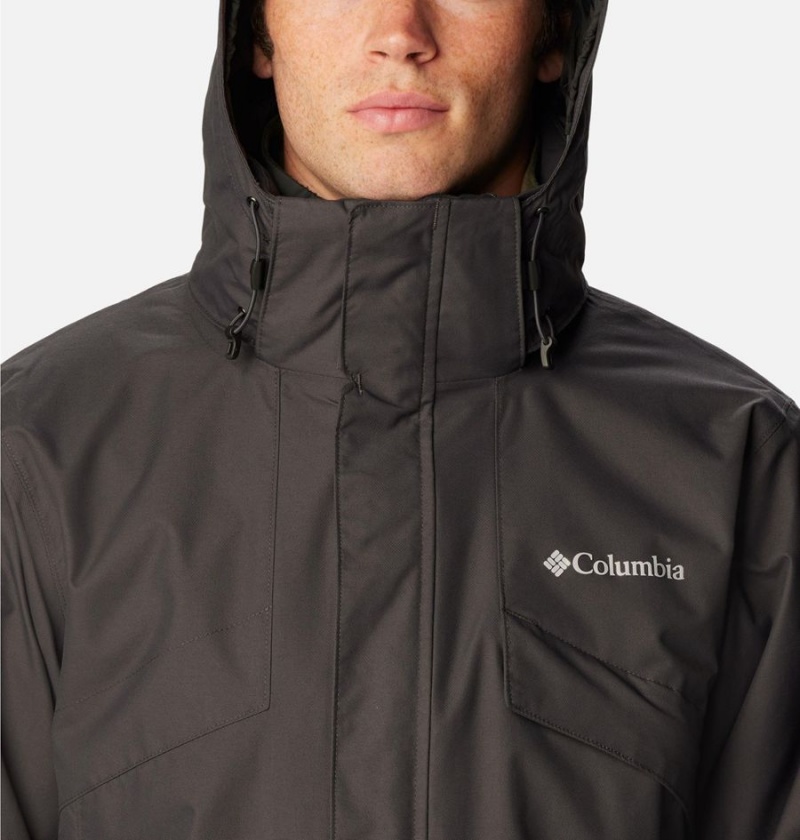 Columbia Bugaboo II Fleece Interchange Men's Ski Jacket Grey | TBKQAC-239