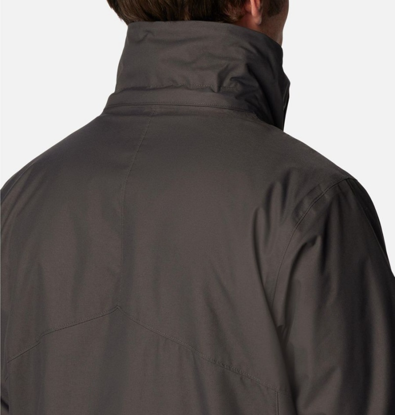 Columbia Bugaboo II Fleece Interchange Men's Ski Jacket Grey | TBKQAC-239