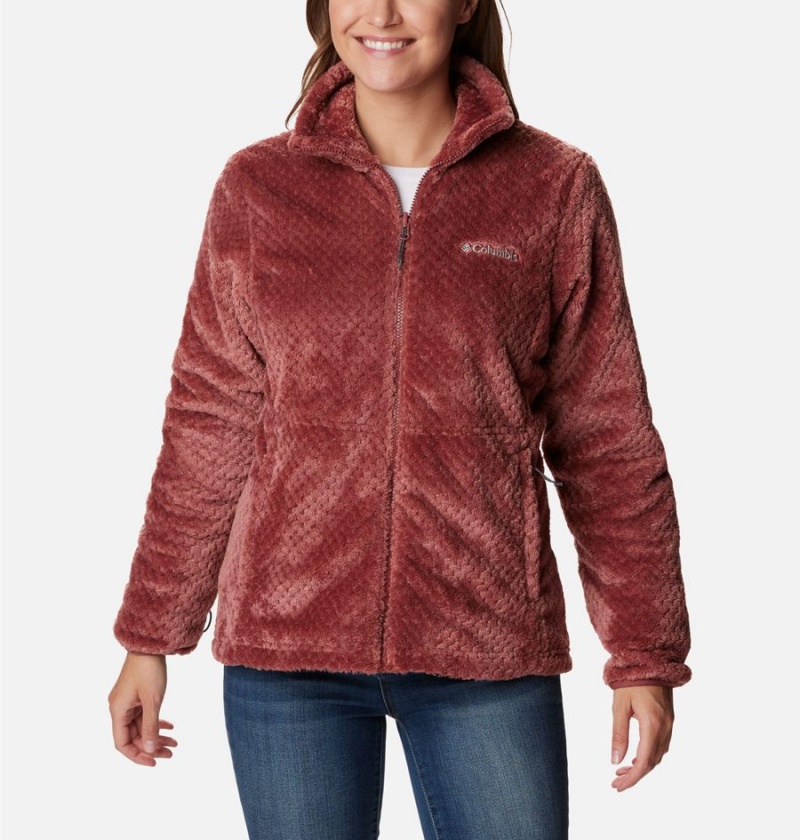 Columbia Bugaboo II Fleece Interchange Women's Ski Jacket Coral | BHCOIW-214