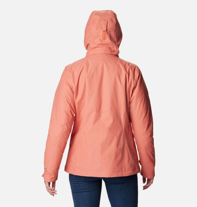 Columbia Bugaboo II Fleece Interchange Women's Ski Jacket Coral | BHCOIW-214