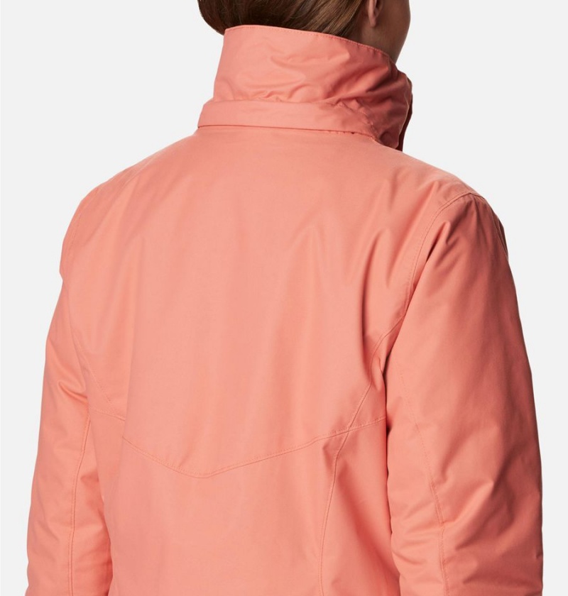 Columbia Bugaboo II Fleece Interchange Women's Ski Jacket Coral | BHCOIW-214