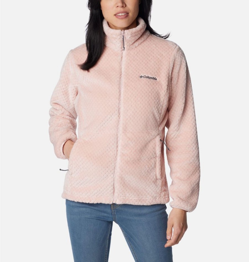 Columbia Bugaboo II Fleece Interchange Women's Ski Jacket Coral | TFDEZI-873