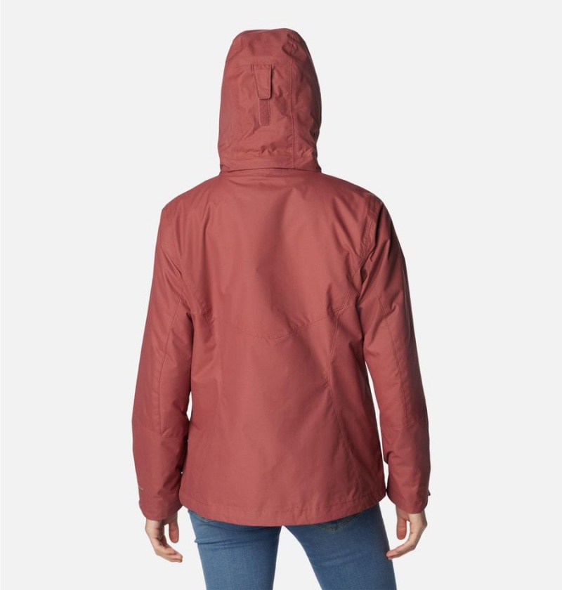 Columbia Bugaboo II Fleece Interchange Women's Ski Jacket Coral | TFDEZI-873
