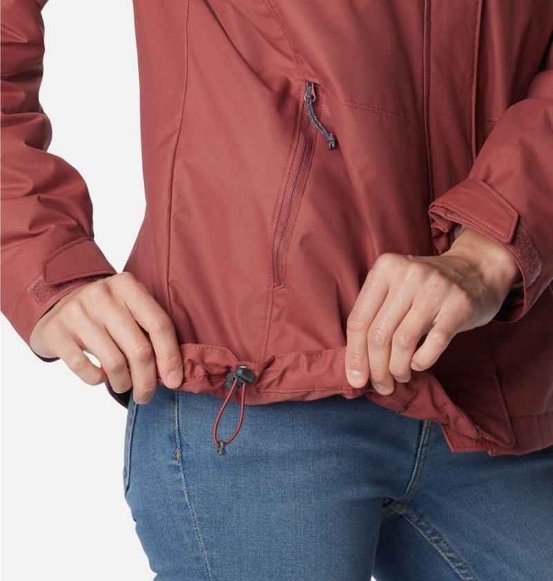 Columbia Bugaboo II Fleece Interchange Women's Ski Jacket Coral | TFDEZI-873