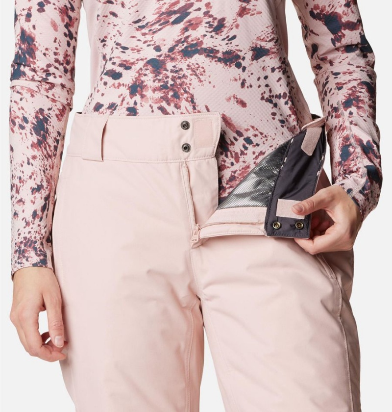 Columbia Bugaboo Omni Heat Insulated Ski Women's Pants Pink | HVYWLN-275