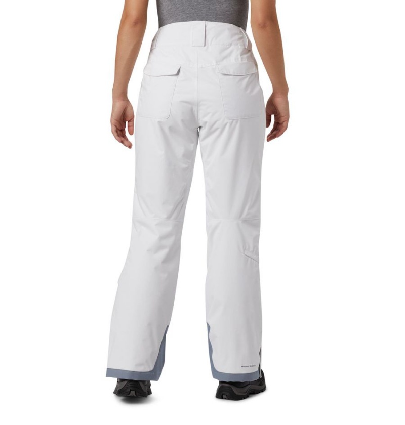 Columbia Bugaboo Omni Heat Insulated Ski Women's Pants White | ZKFSWH-407
