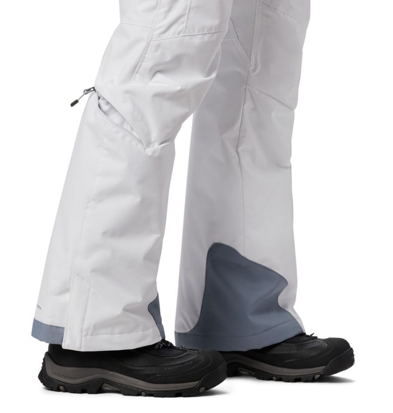 Columbia Bugaboo Omni Heat Insulated Ski Women's Pants White | ZKFSWH-407
