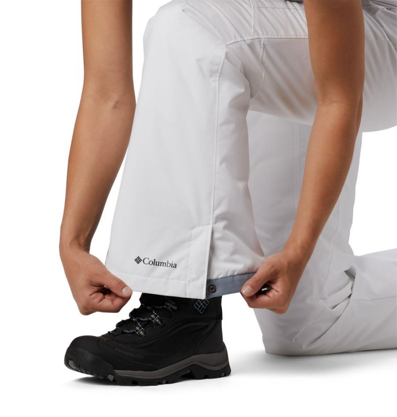 Columbia Bugaboo Omni Heat Insulated Ski Women's Pants White | ZKFSWH-407