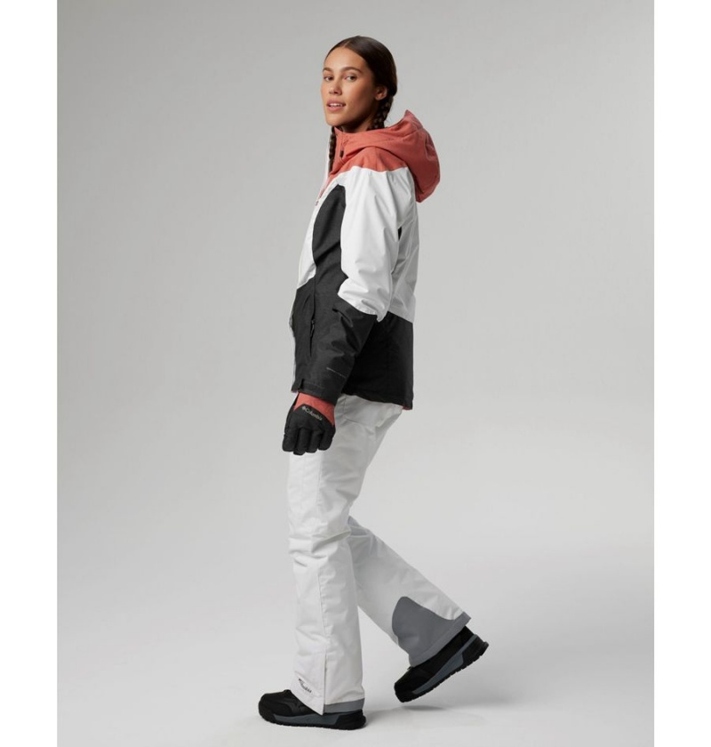 Columbia Bugaboo Omni Heat Insulated Ski Women's Pants White | ZKFSWH-407
