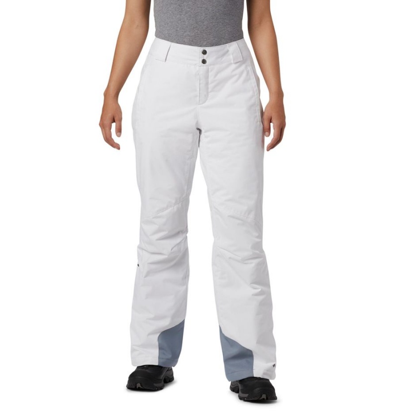 Columbia Bugaboo Omni Heat Insulated Ski Women\'s Pants White | ZKFSWH-407