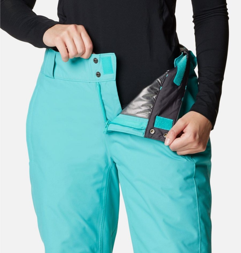 Columbia Bugaboo Omni Heat Insulated Ski Women's Pants Turquoise | BZQTSV-519