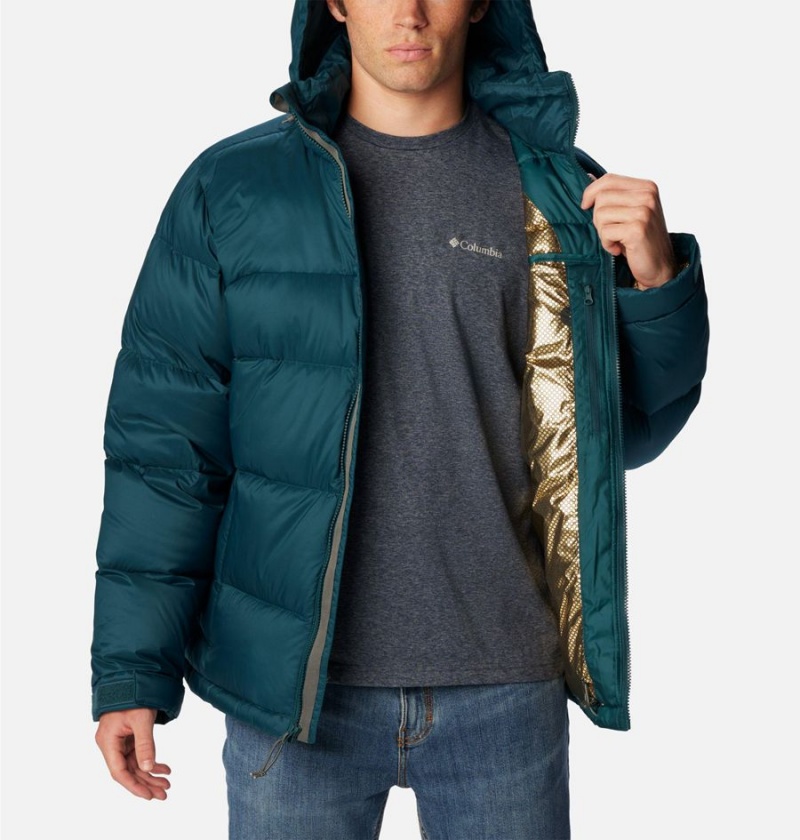 Columbia Bulo Point II Omni Heat Infinity Insulated Men's Puffer Jacket Green | QHGNAC-914
