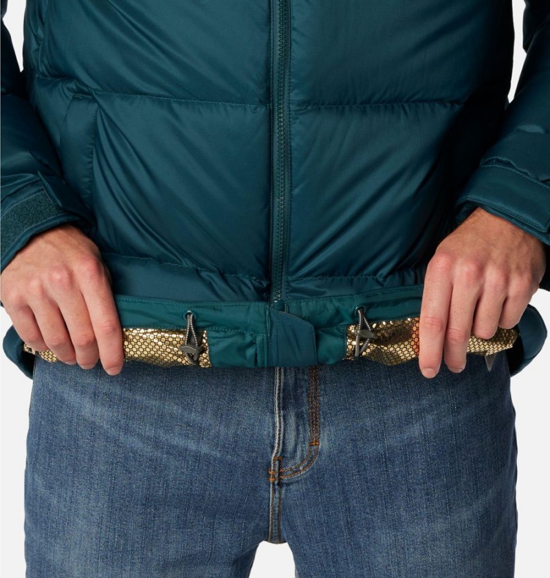 Columbia Bulo Point II Omni Heat Infinity Insulated Men's Puffer Jacket Green | QHGNAC-914