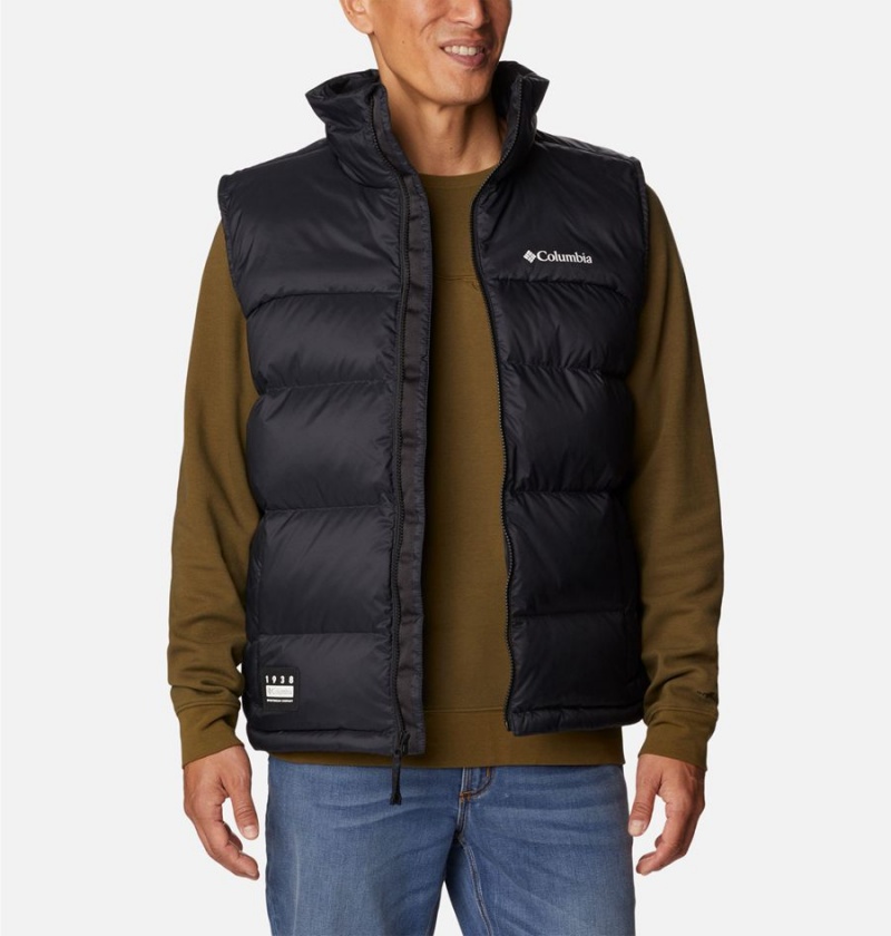 Columbia Bulo Point II Omni Heat Infinity Down Men's Vest Black | MOFSIP-214