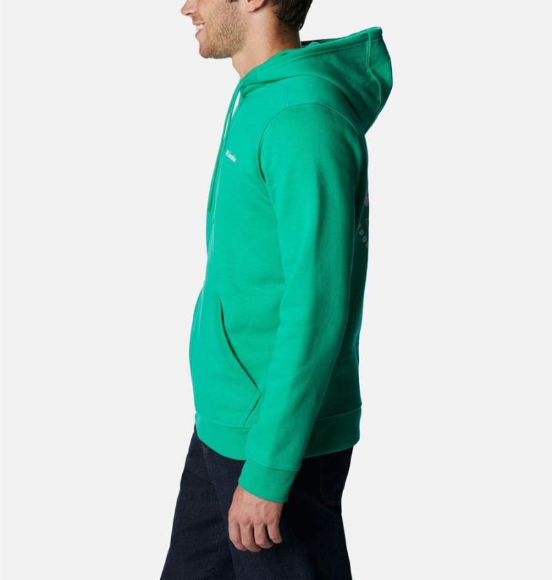 Columbia CSC Basic Logo II Men's Hoodie Green | XUGREY-731