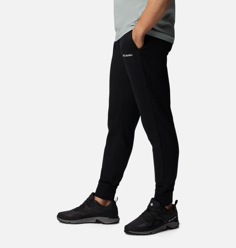 Columbia CSC Logo Fleece Jogger II Men's Pants Black | SCZLDM-943