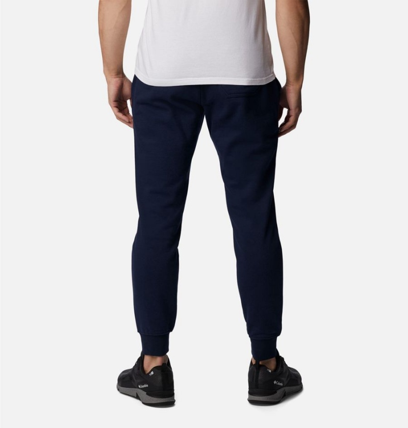 Columbia CSC Logo Fleece Jogger II Men's Pants Navy | JQNEAC-397