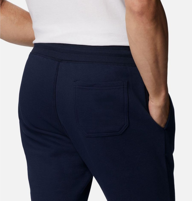 Columbia CSC Logo Fleece Jogger II Men's Pants Navy | JQNEAC-397