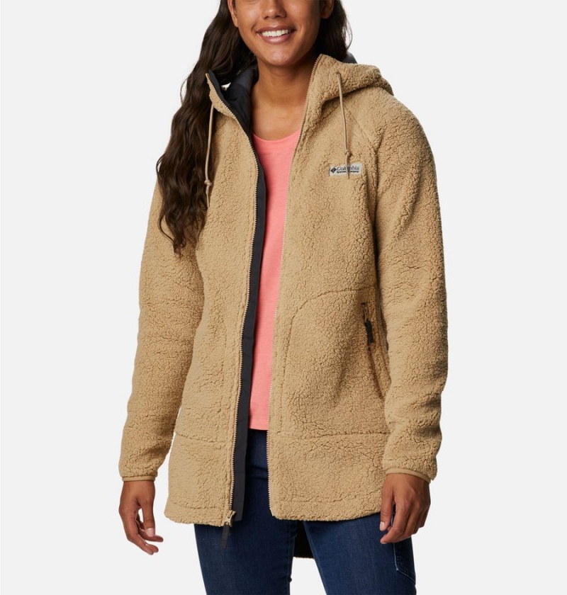 Columbia CSC Sherpa Women's Fleece Jacket Brown | SWUHBT-462