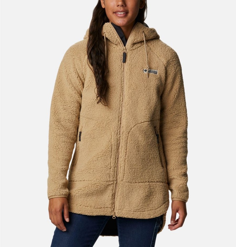 Columbia CSC Sherpa Women\'s Fleece Jacket Brown | SWUHBT-462
