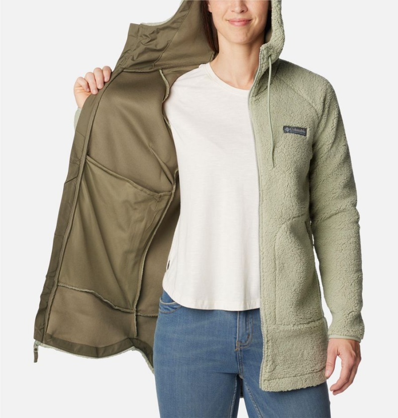 Columbia CSC Sherpa Women's Fleece Jacket Green | XCZKHS-327