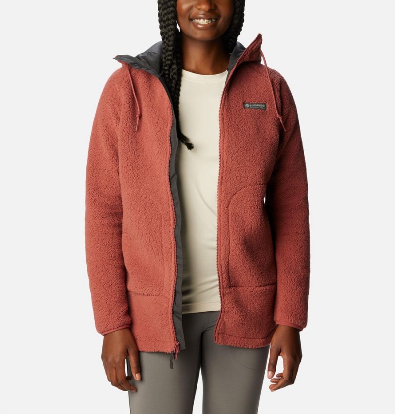 Columbia CSC Sherpa Women's Fleece Jacket Coral | MKPDLX-380