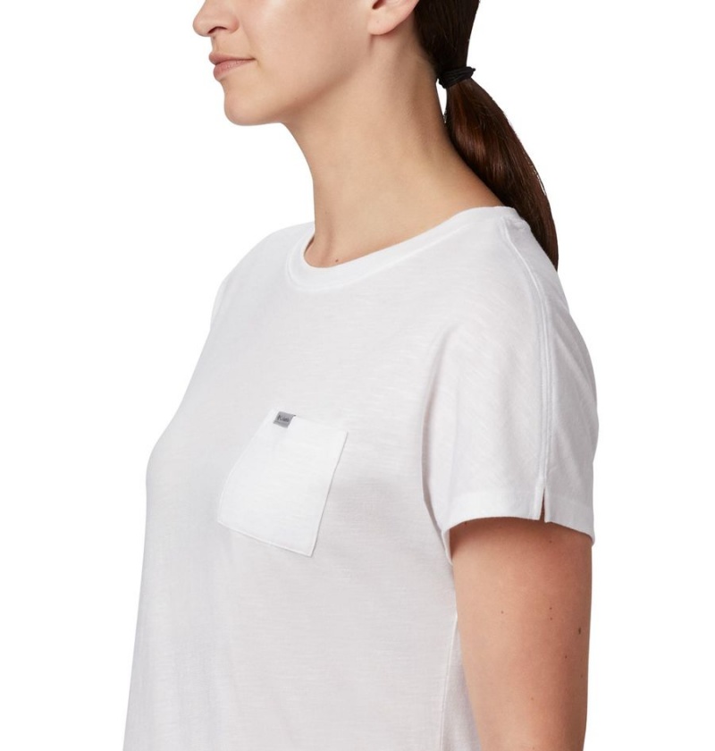Columbia Cades Cape Women's T-Shirt White | ZTISNF-329