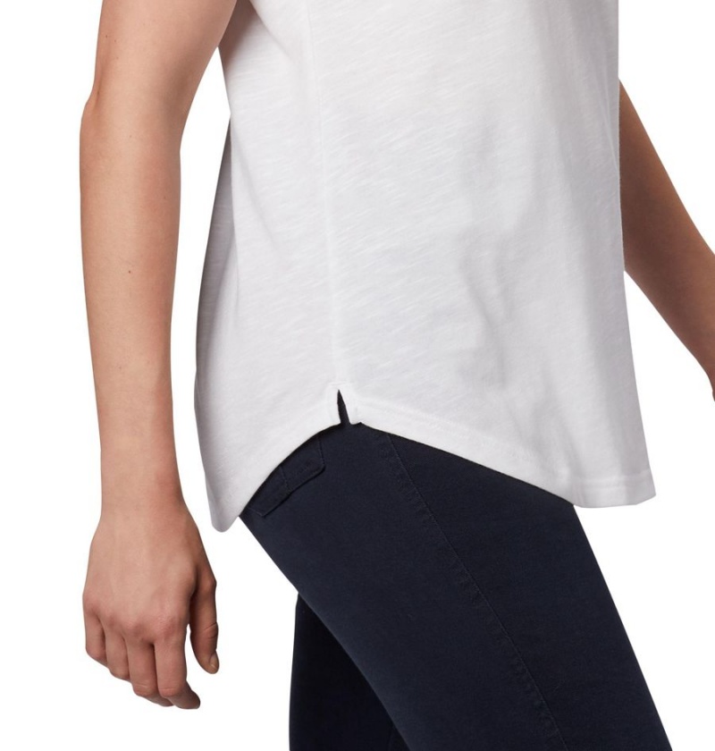 Columbia Cades Cape Women's T-Shirt White | ZTISNF-329