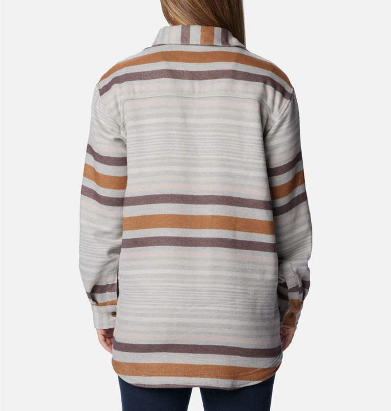 Columbia Calico Basin Jacket Women's Shirt Grey | AZGCSN-492