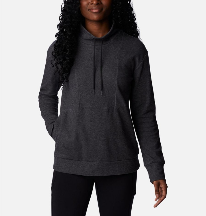 Columbia Calico Basin Women's Pullover Black | SBUHNR-435
