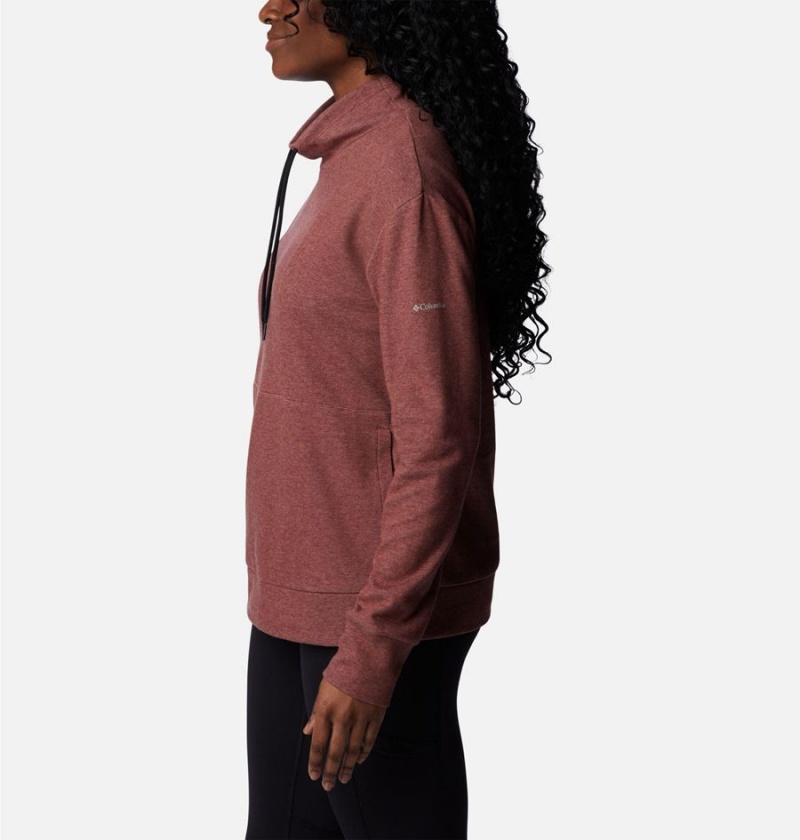 Columbia Calico Basin Women's Pullover Coral | KHBMGC-068