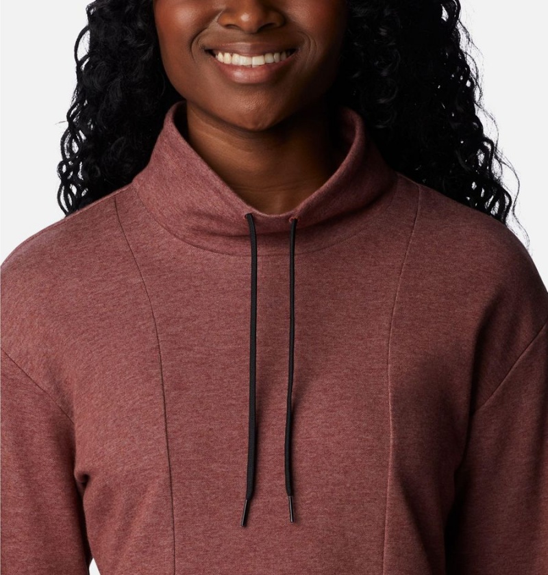 Columbia Calico Basin Women's Pullover Coral | KHBMGC-068