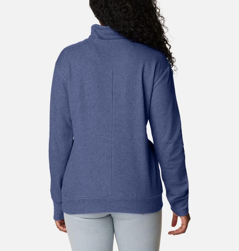 Columbia Calico Basin Women's Pullover Navy | EQXLBO-140