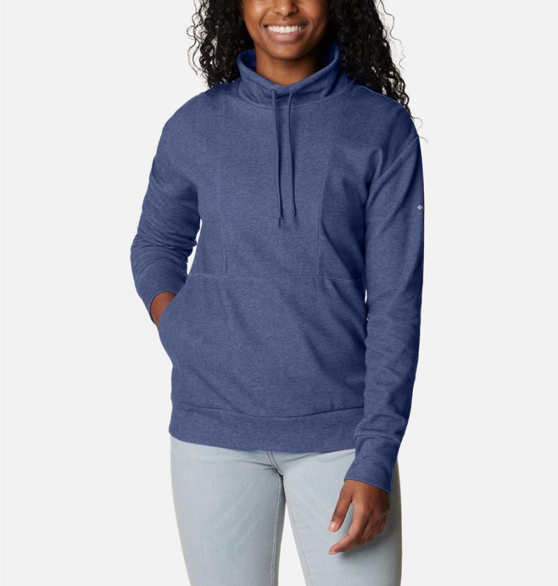 Columbia Calico Basin Women\'s Pullover Navy | EQXLBO-140